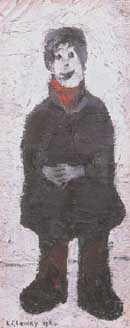 Standing Man with Hands Clasped - L-S-Lowry