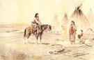 The Brave'sReturn 1891 - Charles M Russell reproduction oil painting