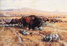 Guardian of the Herd 1899 - Charles M Russell