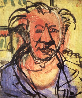 Self-Portrait l, 1942 - Hans Hofmann reproduction oil painting