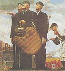 The Umpires - Fred Scraggs reproduction oil painting