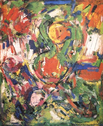 Le Gilotin, 1953 - Hans Hofmann reproduction oil painting