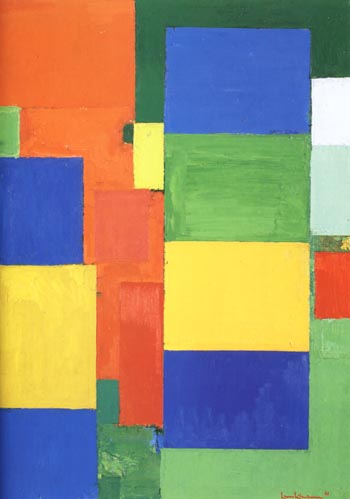 Combinable Wall ll, 1961 - Hans Hofmann reproduction oil painting