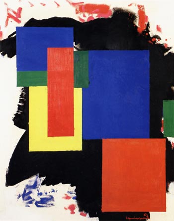 Heraldic Call, 1963 - Hans Hofmann reproduction oil painting