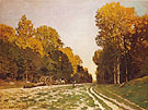 The From Chailly to Fontainebleau 1864 - Claude Monet reproduction oil painting