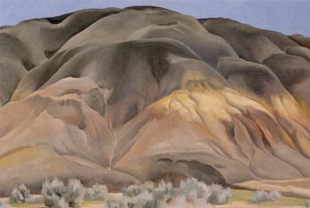 Grey Hill Forms - Georgia O'Keeffe reproduction oil painting