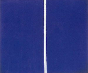 Onement VI 1953 - Barnett Newman reproduction oil painting