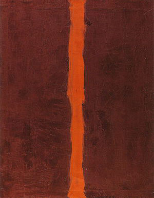 End Of Silence 1949 - Barnett Newman reproduction oil painting