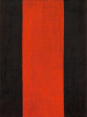 The Way I 1951 - Barnett Newman reproduction oil painting