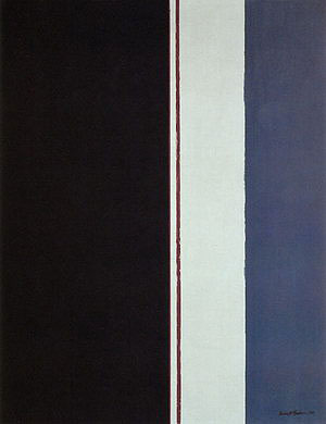 The Word II 1954 - Barnett Newman reproduction oil painting