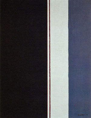 The Word II 1954 - Barnett Newman reproduction oil painting