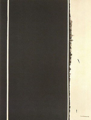 Twelfth Station 1965 - Barnett Newman reproduction oil painting