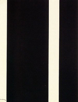 Thirteenth Station 1965-66 - Barnett Newman reproduction oil painting