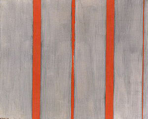 The Name I 1949 - Barnett Newman reproduction oil painting