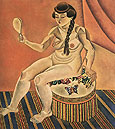 Nude with Mirror 1919 - Joan Miro