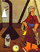 Joan Miro Farmers Wife 1922 - Joan Miro