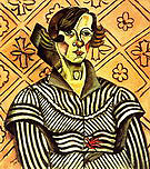 Portrait of Juanita Obrador 1918 - Joan Miro