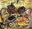 Still Life with Coffee Mill 1918 - Joan Miro