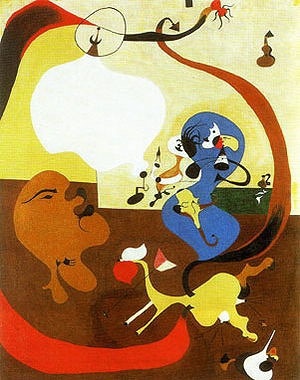 Dutch Interior II 1928 - Joan Miro reproduction oil painting