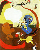 Dutch Interior II 1928 - Joan Miro reproduction oil painting