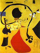 Dutch Interior III 1928 - Joan Miro reproduction oil painting