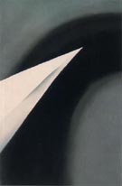 Black and White Abstraction 1950 - Georgia O'Keeffe reproduction oil painting