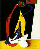 Seated Woman 1932 - Joan Miro reproduction oil painting