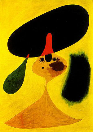 Portrait of Young Girl 1935 - Joan Miro reproduction oil painting