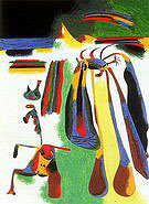 Catalan Peasant Resting 1936 - Joan Miro reproduction oil painting