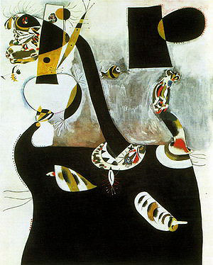 Seated Woman II 1938 - Joan Miro reproduction oil painting