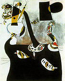 Seated Woman II 1938 - Joan Miro reproduction oil painting