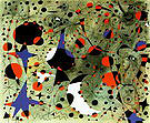 The Nightingale's Song at Midnight and Morning Rain 4-9-1940 - Joan Miro reproduction oil painting