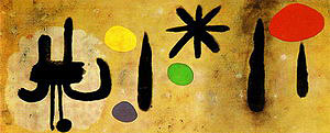 Painting 1952 - Joan Miro reproduction oil painting