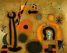Dragonfly with RedTipped Wing in Pursuit of a Surpent Spiralling Toward a Comet 1951 - Joan Miro