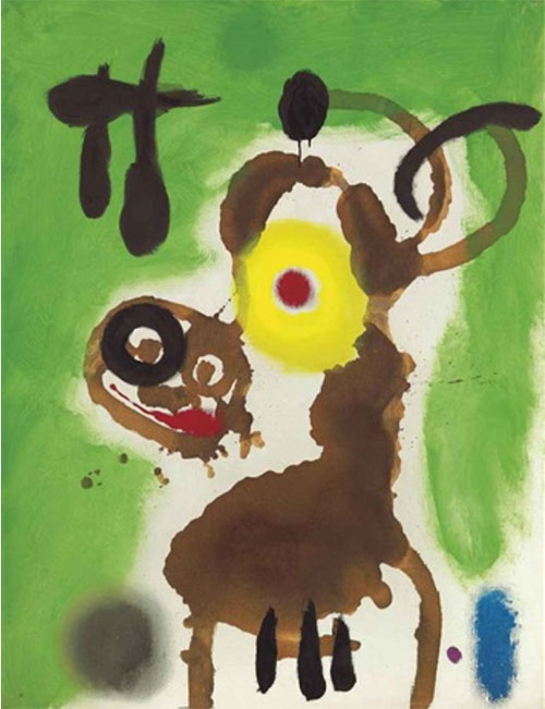 Woman and Bird 1959 - Joan Miro reproduction oil painting