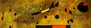 Mural Painting 1961 - Joan Miro reproduction oil painting