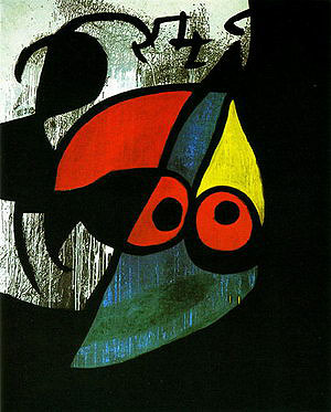 Woman Bird 1974 - Joan Miro reproduction oil painting