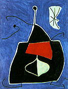 Woman Bird Star 1978 - Joan Miro reproduction oil painting