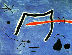 Personages Birds Star 1978 - Joan Miro reproduction oil painting