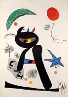 Barbare dans la Neige - Joan Miro reproduction oil painting