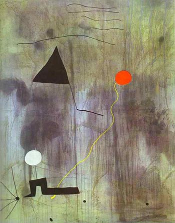 Birth of the World 1925 - Joan Miro reproduction oil painting