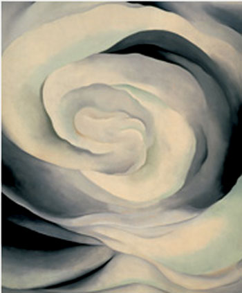 Abstraction White Rose 1927 - Georgia O'Keeffe reproduction oil painting
