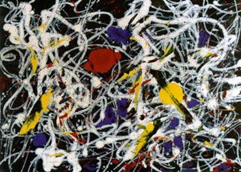 Number 15 1948 - Jackson Pollock reproduction oil painting
