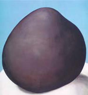Black Rock with Blue III 1970 - Georgia O'Keeffe reproduction oil painting