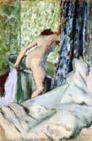 Bain du Matin Morning Bath 1883 - Edgar Degas reproduction oil painting