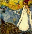 Madonna of the Village - Marc Chagall reproduction oil painting