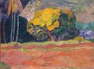 Fatata Te Moua At the Foot of a Mountain 1892 - Paul Gauguin reproduction oil painting