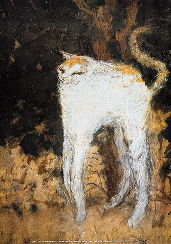 Le Chat Blanc 1894 - Pierre Bonnard reproduction oil painting