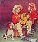 Music Man - Fred Scraggs reproduction oil painting
