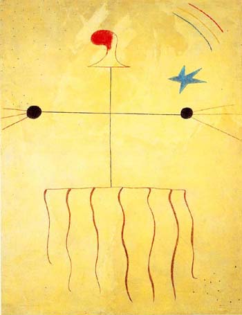 Head of a Catalan Peasant 1924 - Joan Miro reproduction oil painting